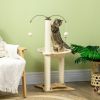 Kitten Activity Center With Condo Modern Cat Tree Tower Cat Activity Tower